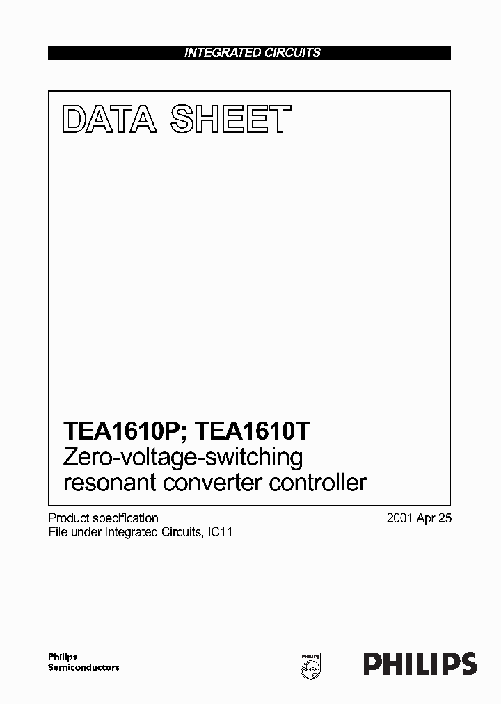 TEA1610_232718.PDF Datasheet