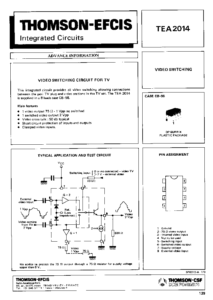 TEA2014_216841.PDF Datasheet