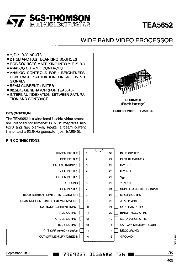 TEA5652_235634.PDF Datasheet