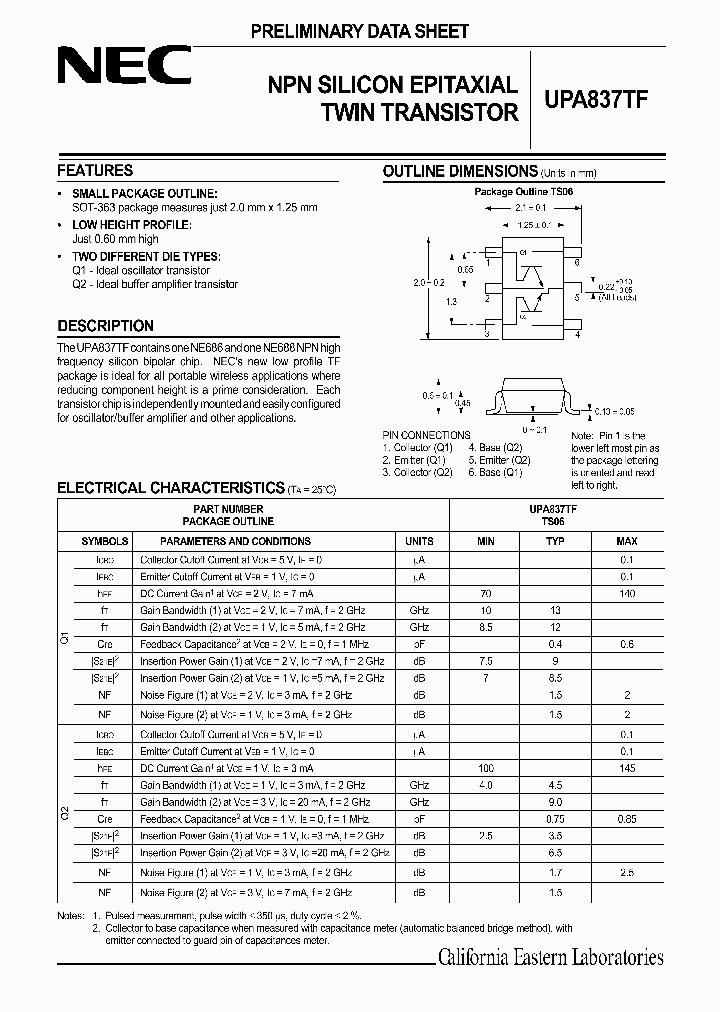 UPA837TF_262558.PDF Datasheet