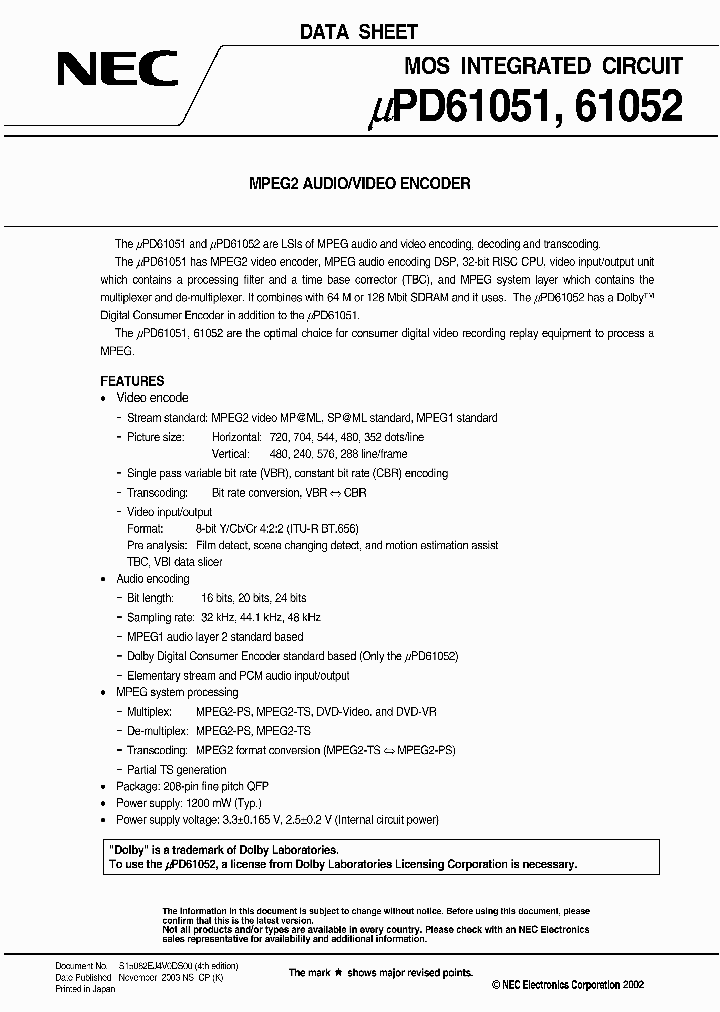 UPD61051GD-LML_230955.PDF Datasheet