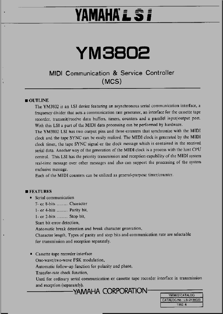 YM3802_231678.PDF Datasheet