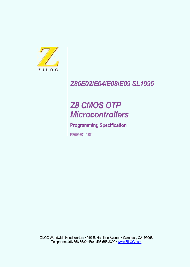 Z86E04_256949.PDF Datasheet
