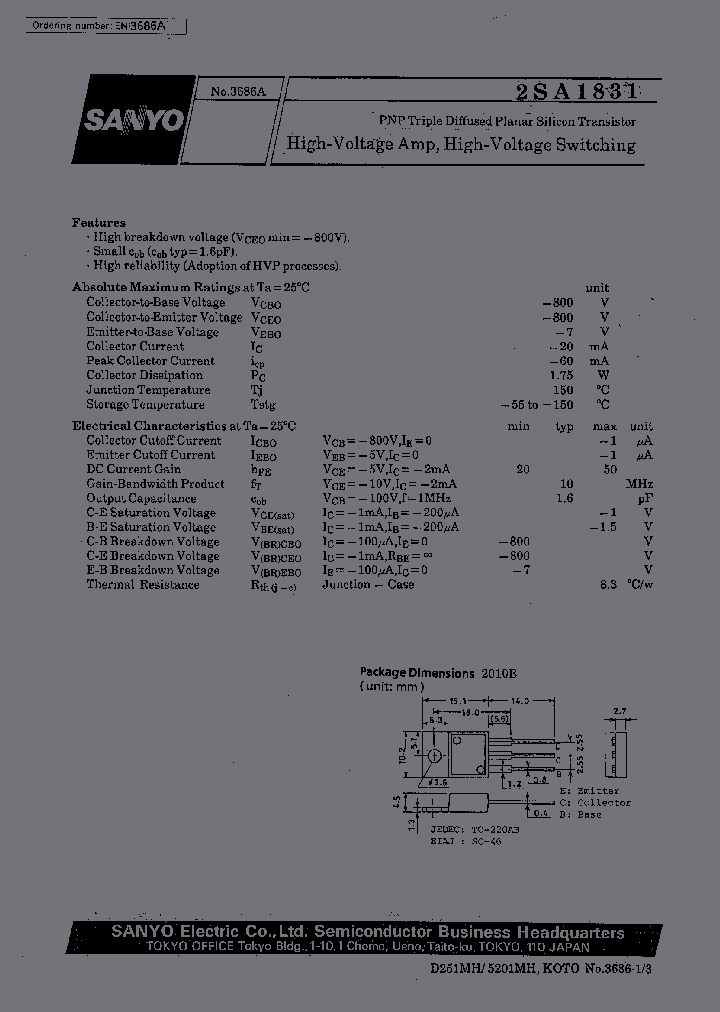 2SA1831_220402.PDF Datasheet