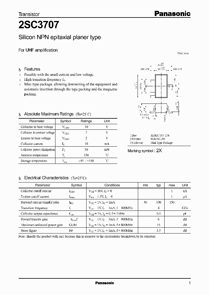 2SC3707_220606.PDF Datasheet