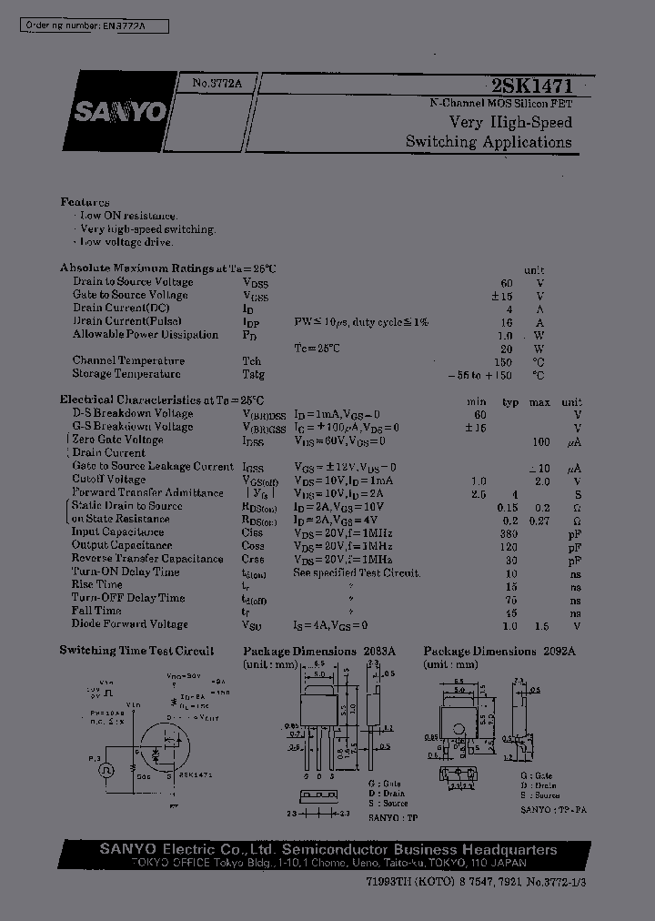 2SK1471_203421.PDF Datasheet