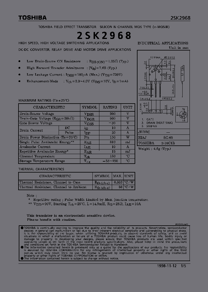 2SK2968_216673.PDF Datasheet