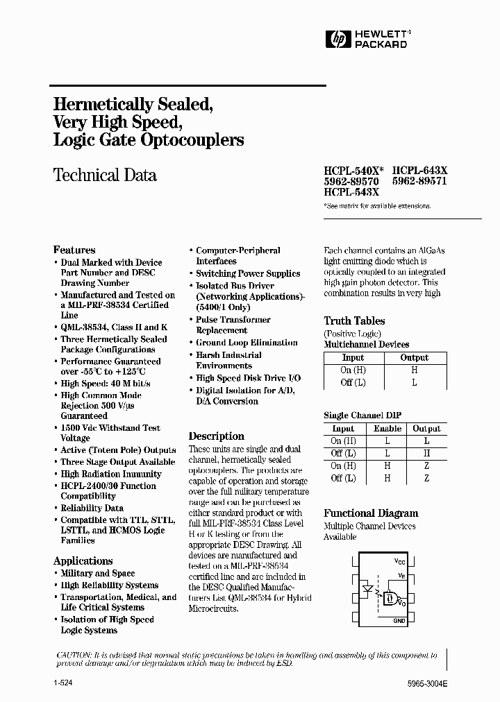 HCPL-5400_140731.PDF Datasheet
