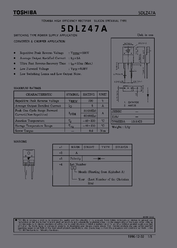 5DLZ47A_268630.PDF Datasheet