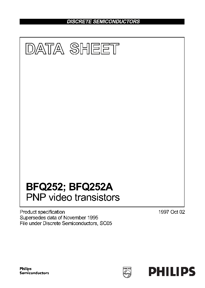 BFQ252_271493.PDF Datasheet