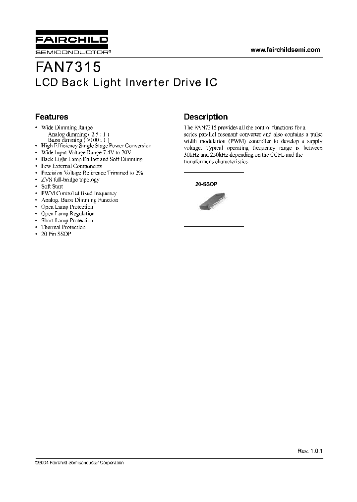 FAN7315_213528.PDF Datasheet