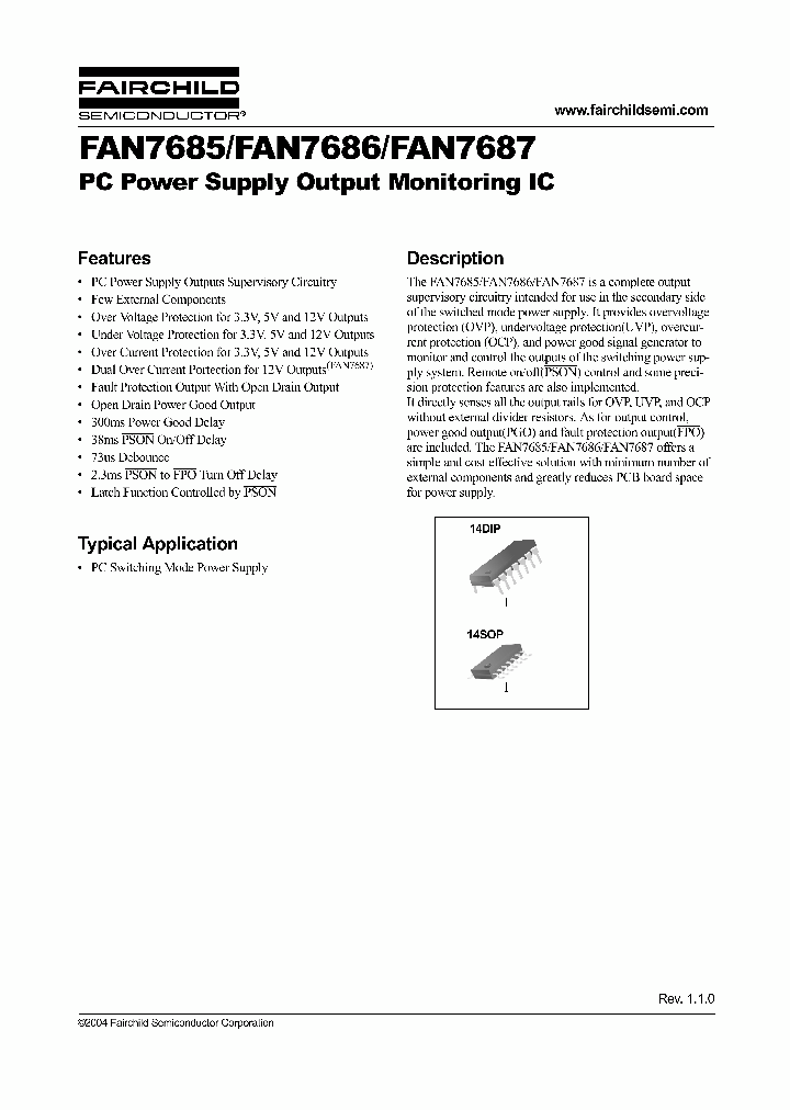 FAN7687_212360.PDF Datasheet