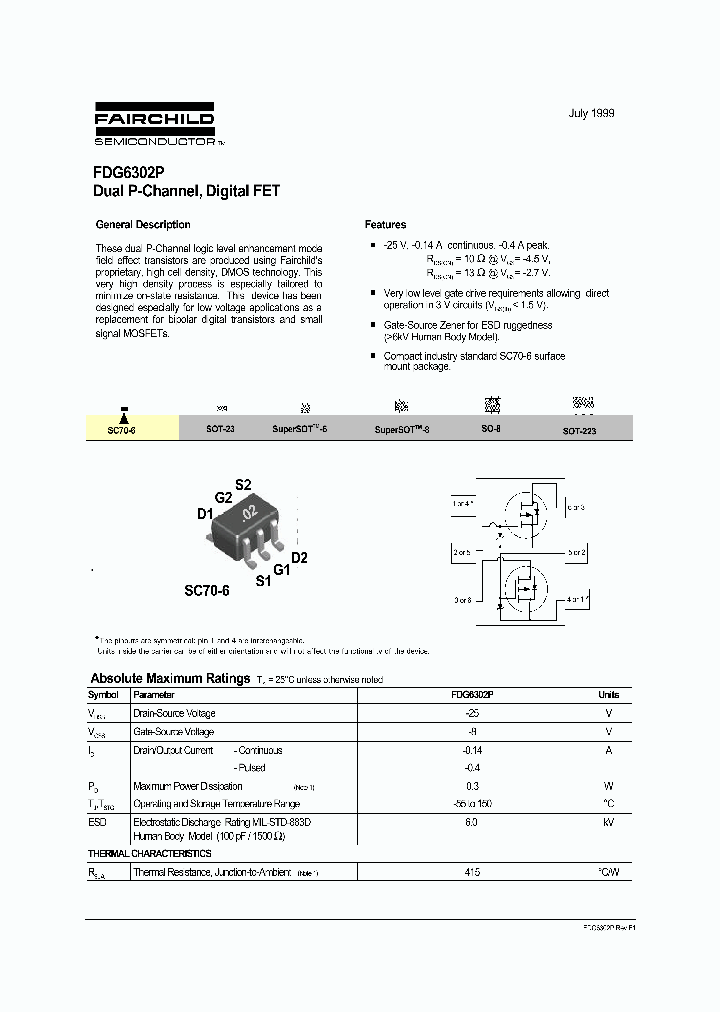 FDG6302_237671.PDF Datasheet