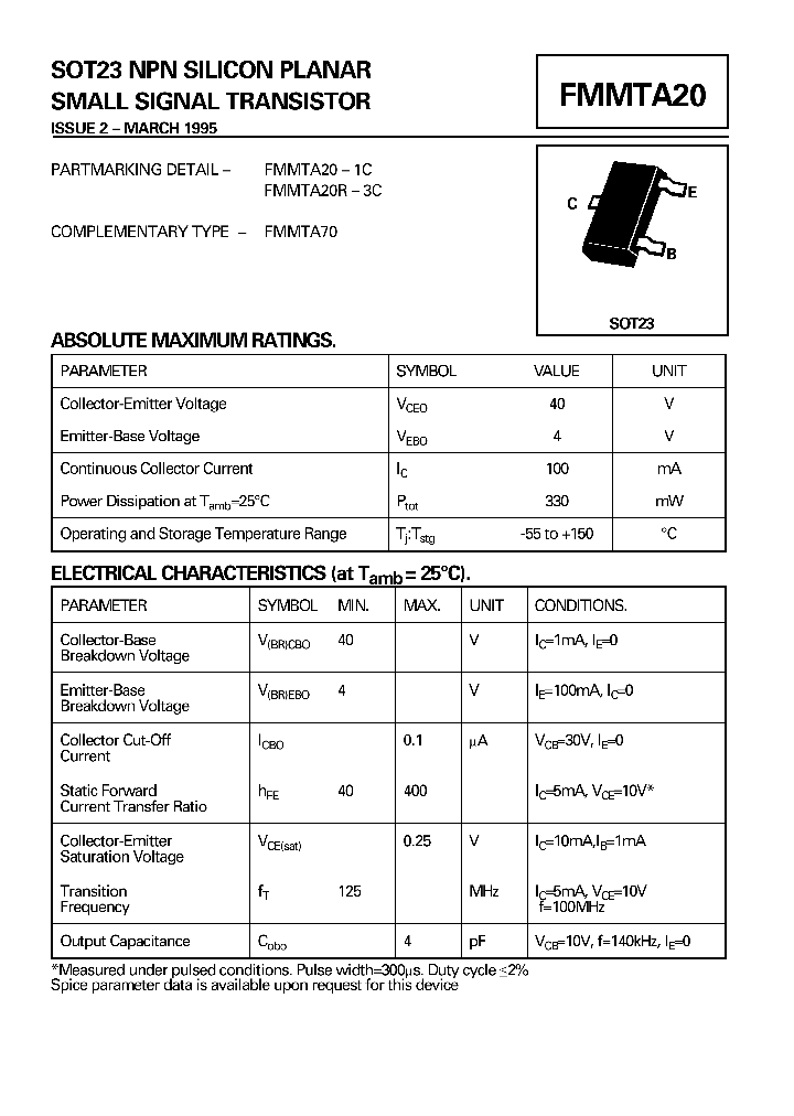 FMMTA20_238674.PDF Datasheet