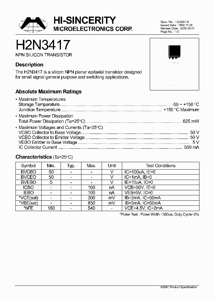 H2N3417_197507.PDF Datasheet