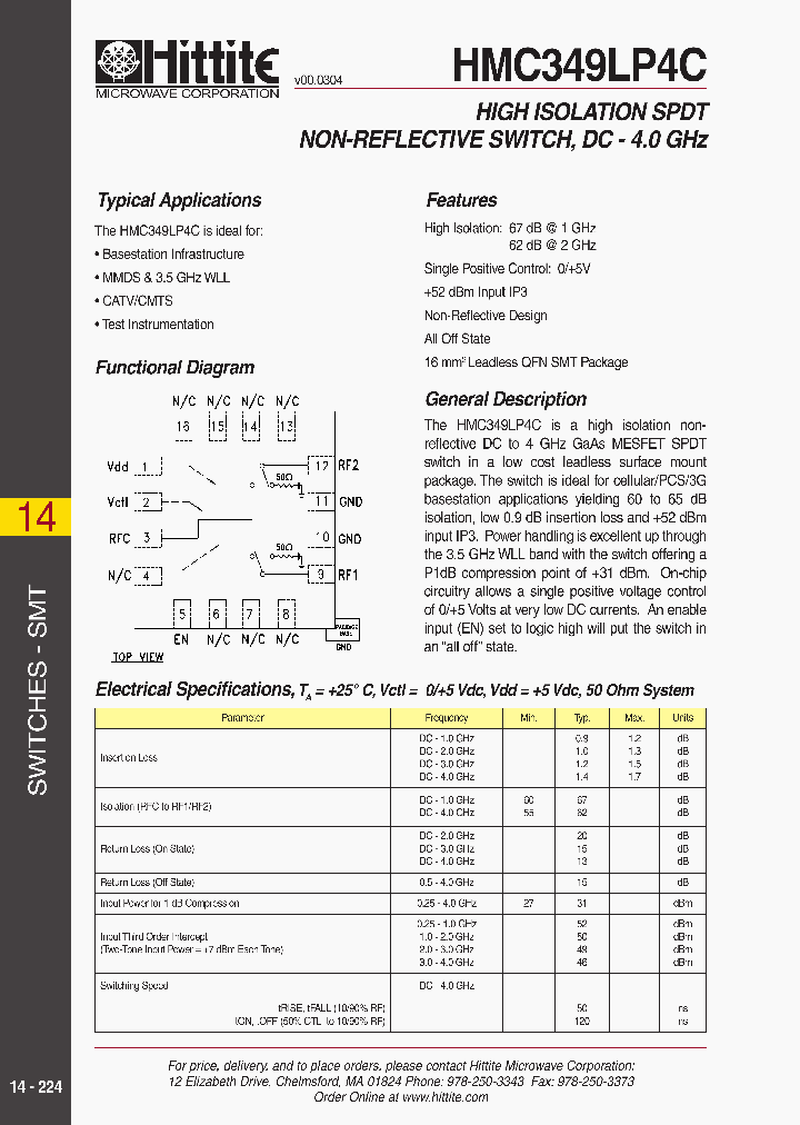 HMC349LP4C_213070.PDF Datasheet