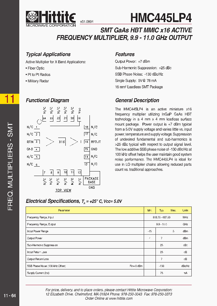 HMC445LP4_219938.PDF Datasheet
