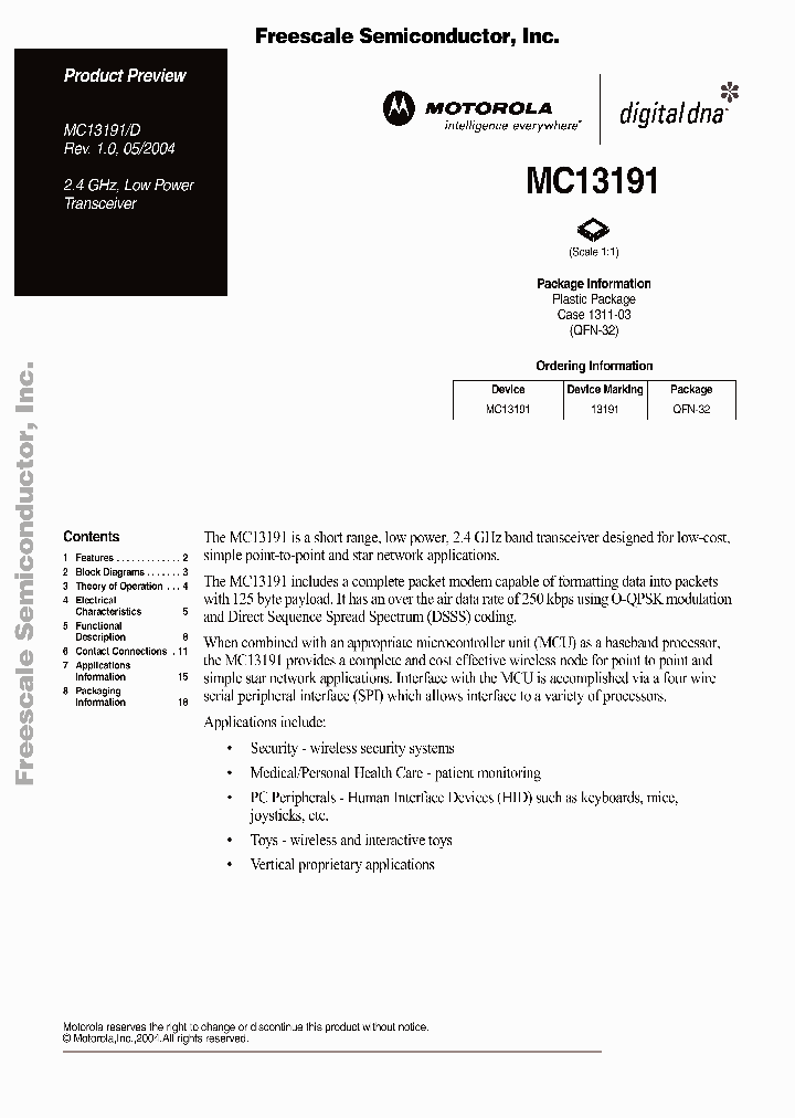 MC13191_191274.PDF Datasheet