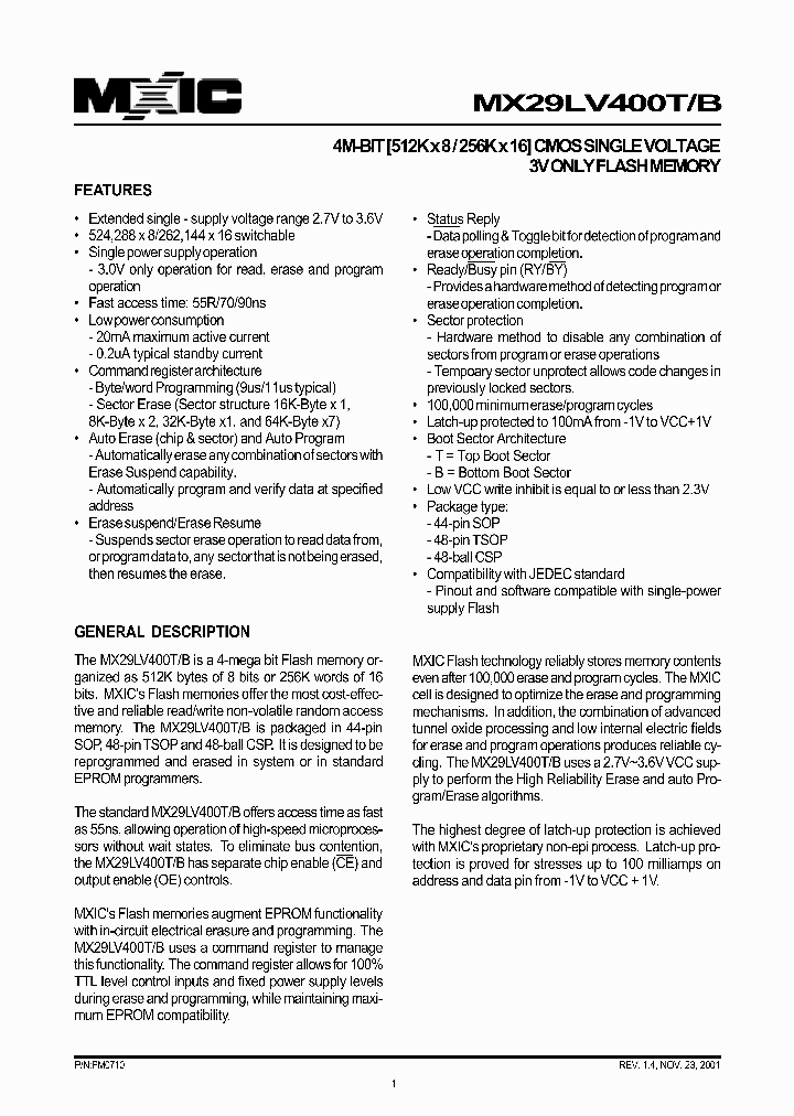 MX29LV400B_198390.PDF Datasheet