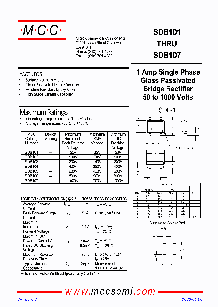SDB105_154118.PDF Datasheet