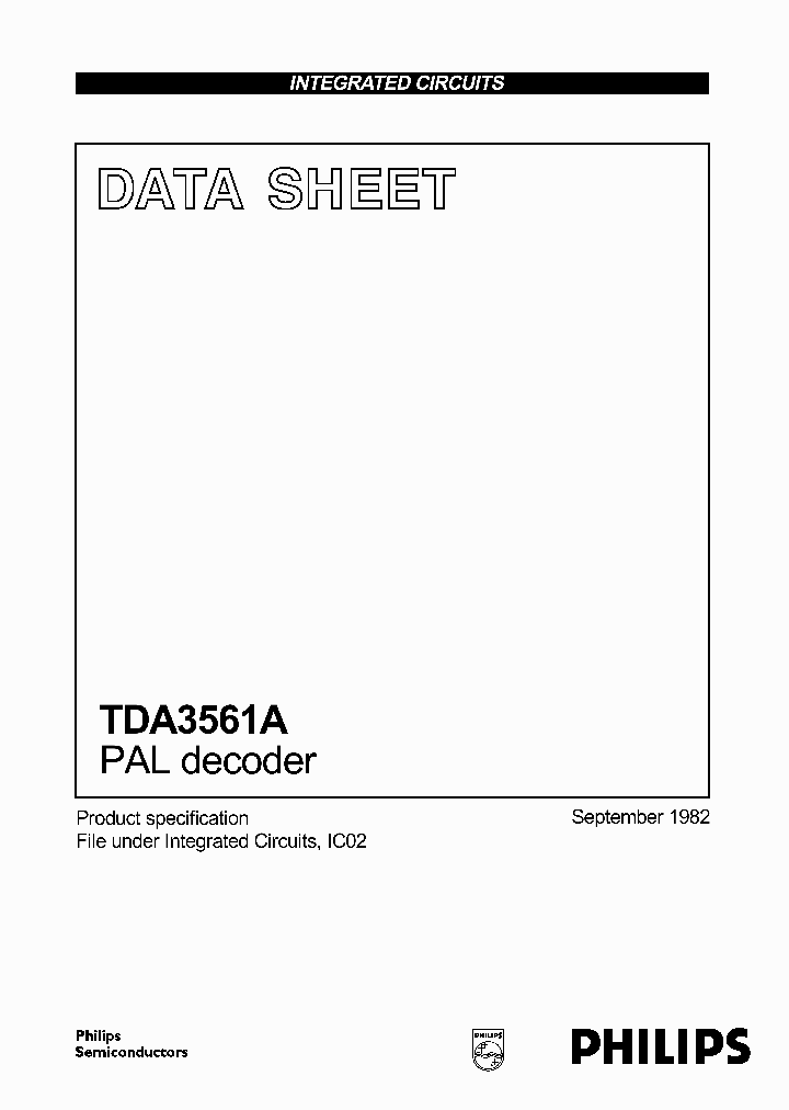 TDA3561A_192407.PDF Datasheet