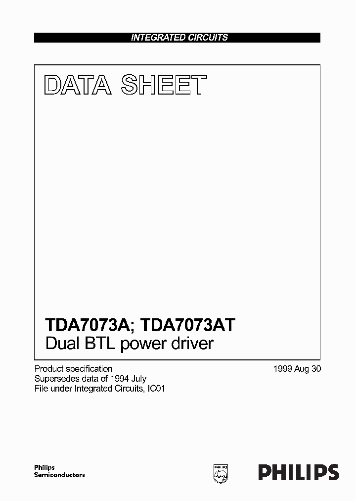 TDA7073A_157426.PDF Datasheet