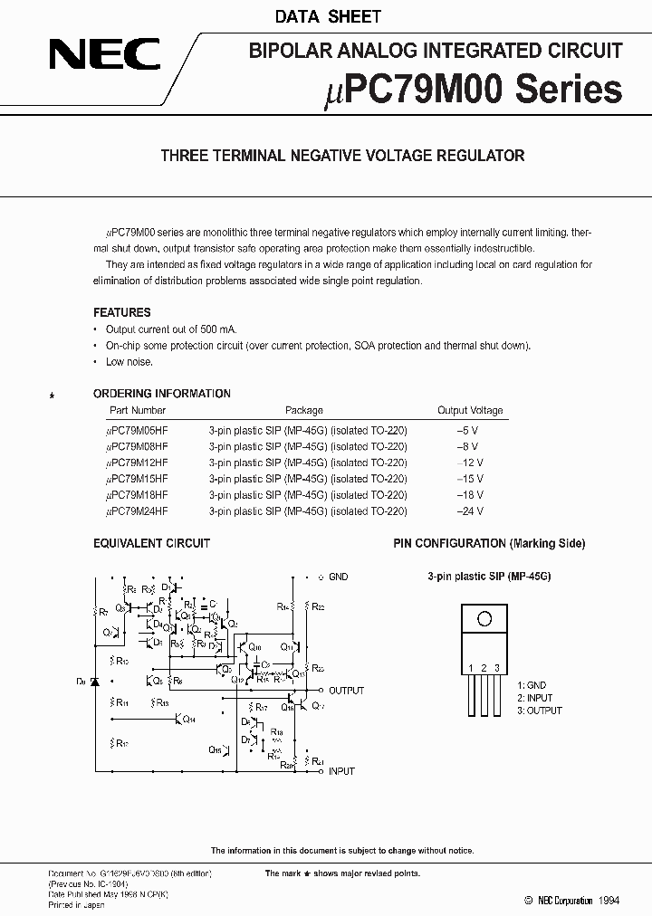 UPC79M12HF_234018.PDF Datasheet