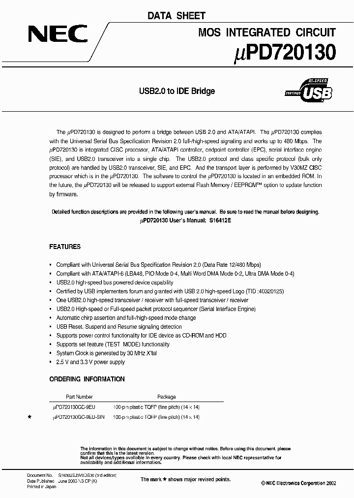 UPD720130_198656.PDF Datasheet