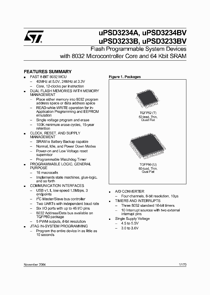 UPSD3234A-_198825.PDF Datasheet