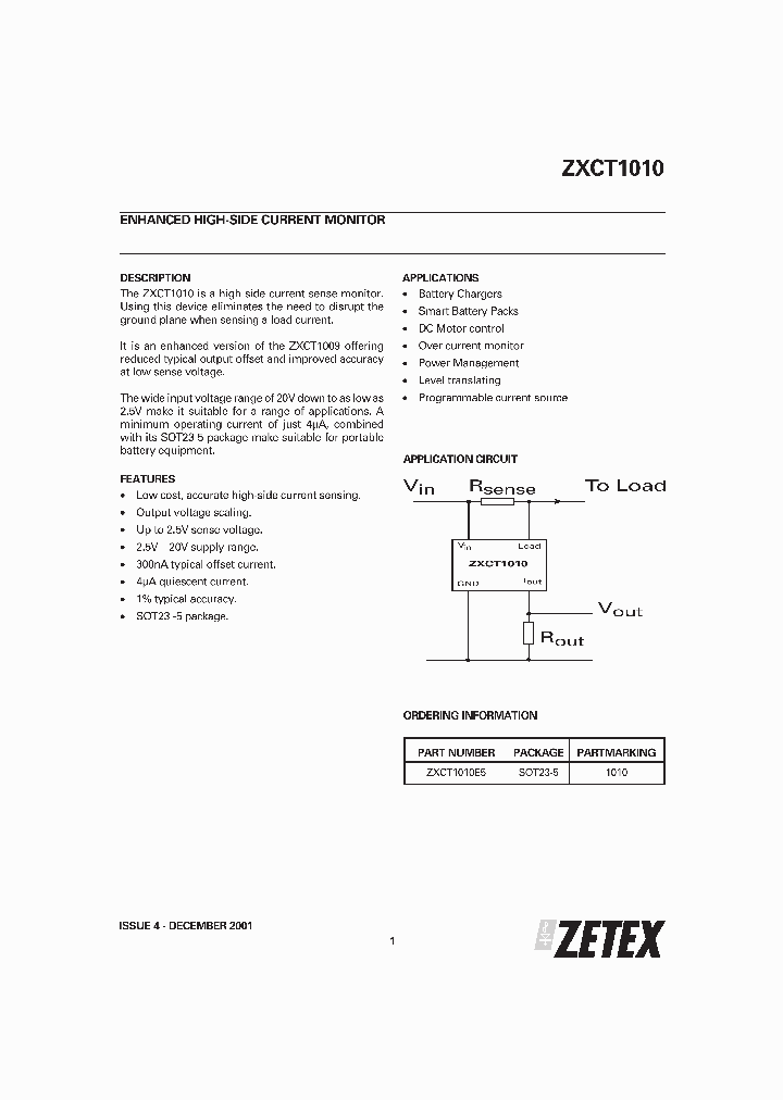ZXCT1010_212055.PDF Datasheet