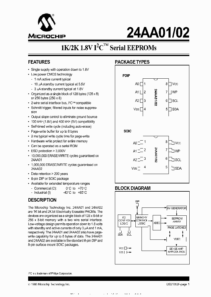 24AA02IP_317194.PDF Datasheet