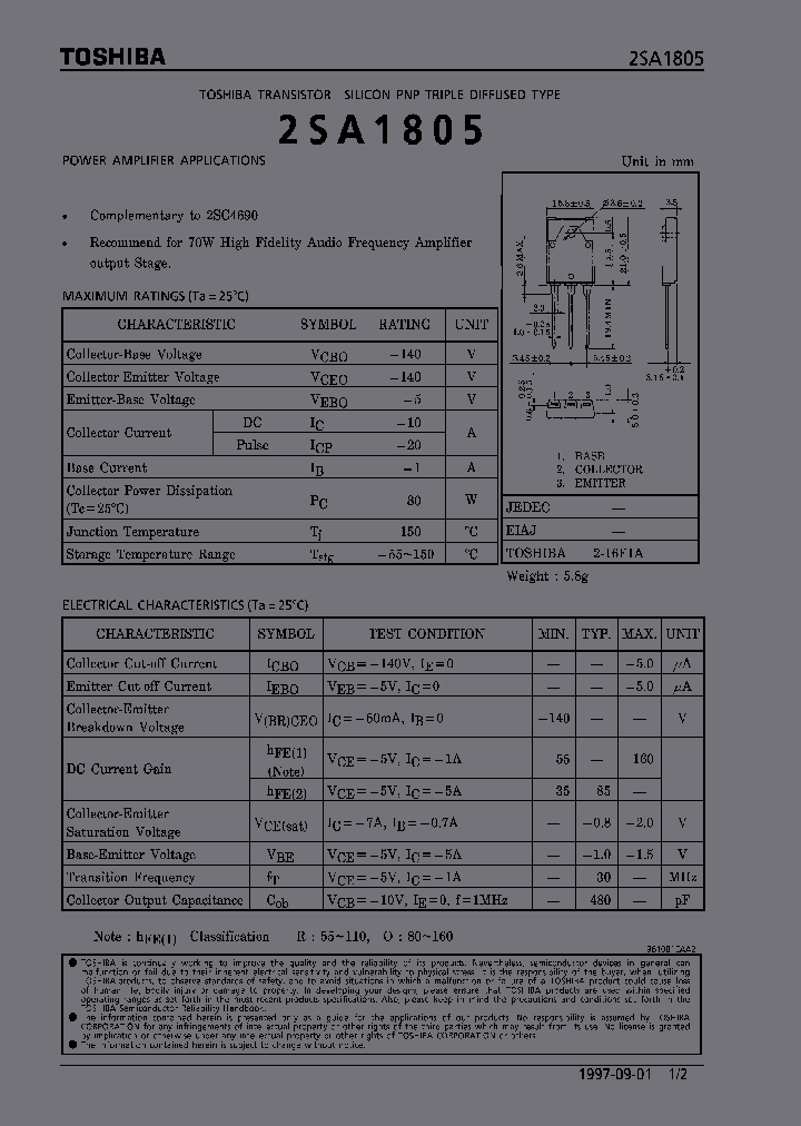 2SA1805_285589.PDF Datasheet