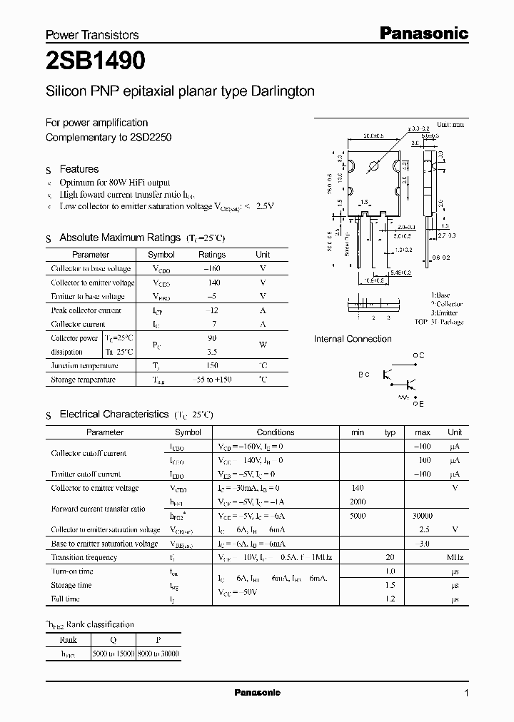 2SB1490_315506.PDF Datasheet