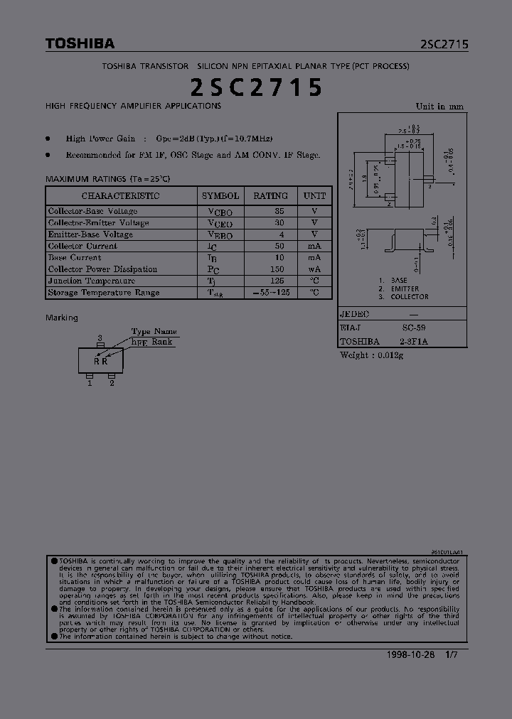 2SC2715_308961.PDF Datasheet