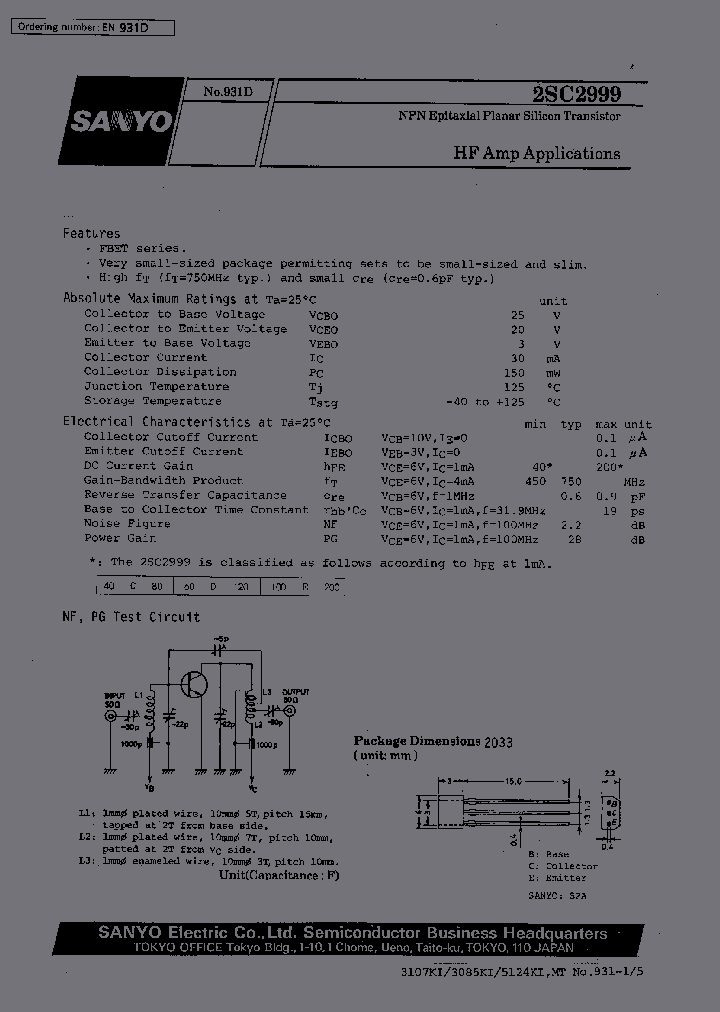 2SC2999E_198667.PDF Datasheet