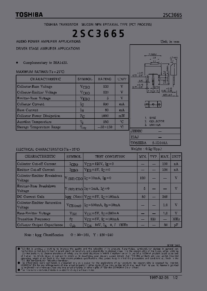 2SC3665_201613.PDF Datasheet
