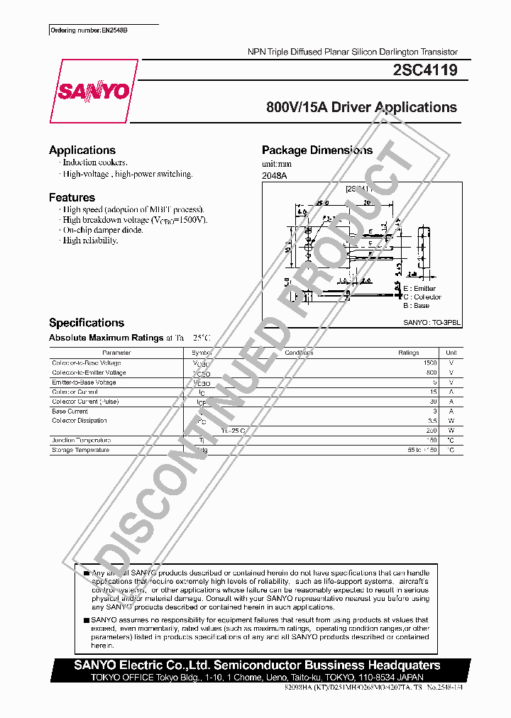 2SC4119_316822.PDF Datasheet