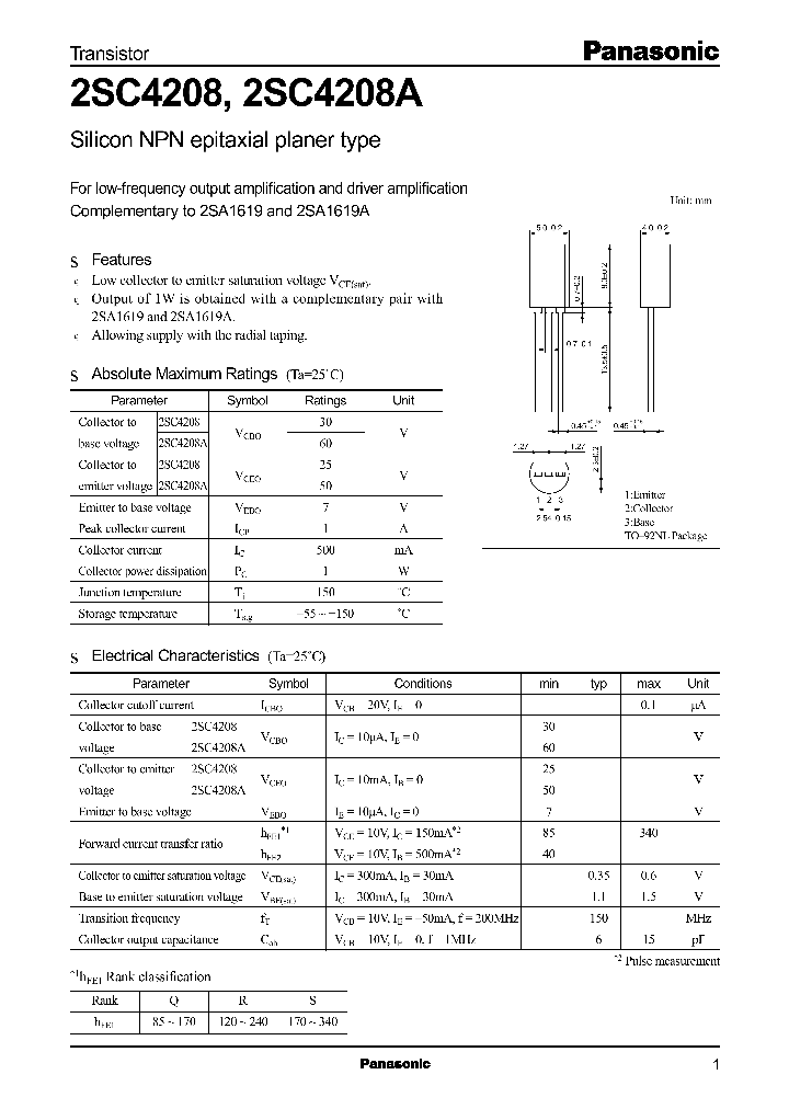 2SC4208A_318375.PDF Datasheet