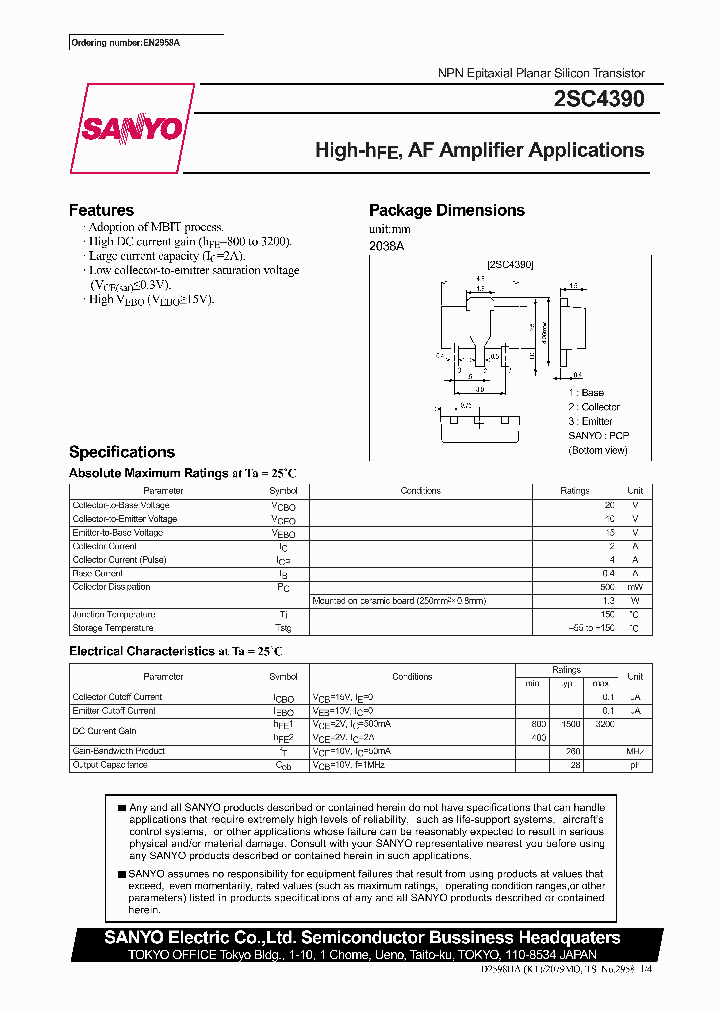 2SC4390_329285.PDF Datasheet