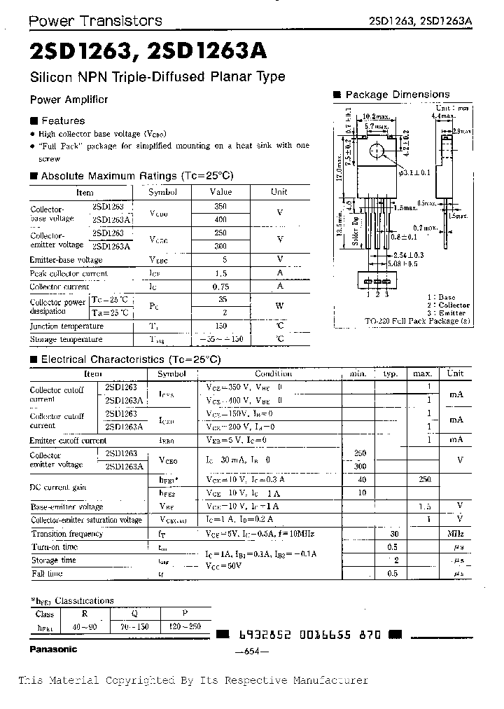 2SD1263A_320712.PDF Datasheet