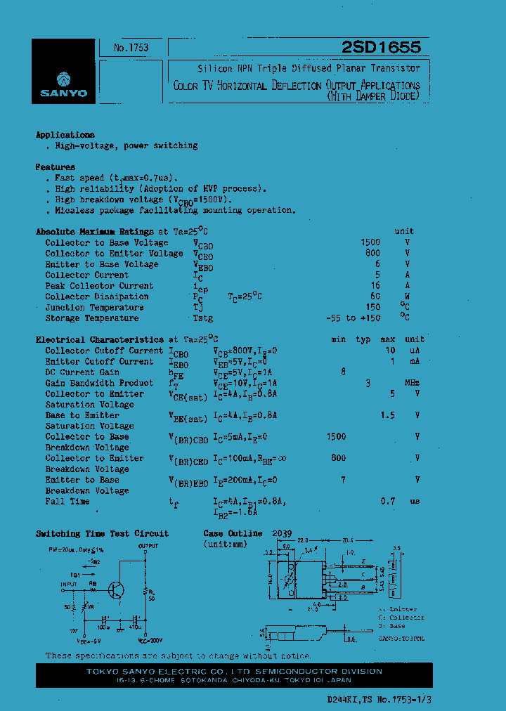 2SD1655_382524.PDF Datasheet