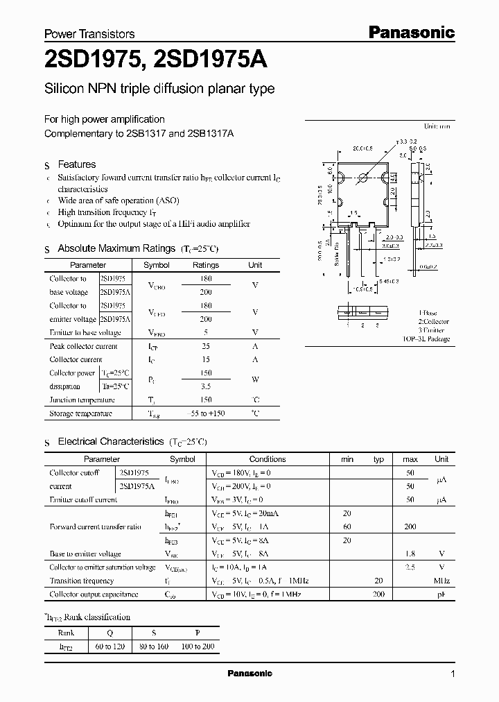 2SD1975A_347780.PDF Datasheet