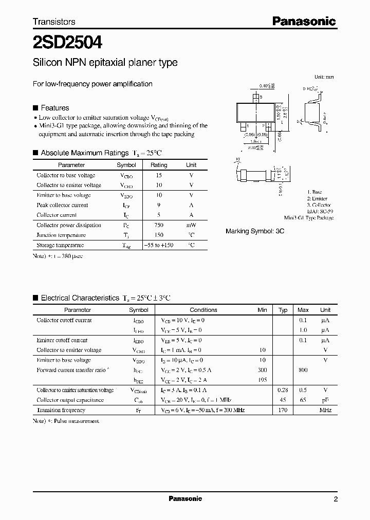 2SD2504_360957.PDF Datasheet