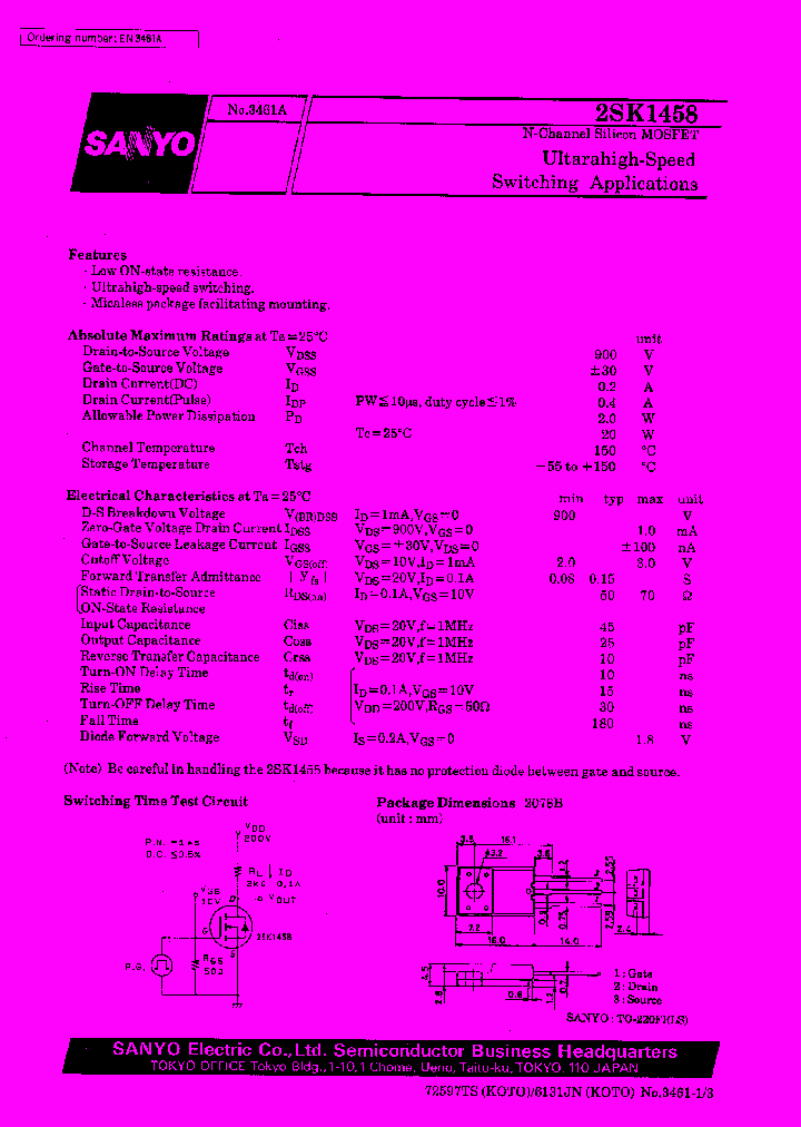 2SK1458_356561.PDF Datasheet