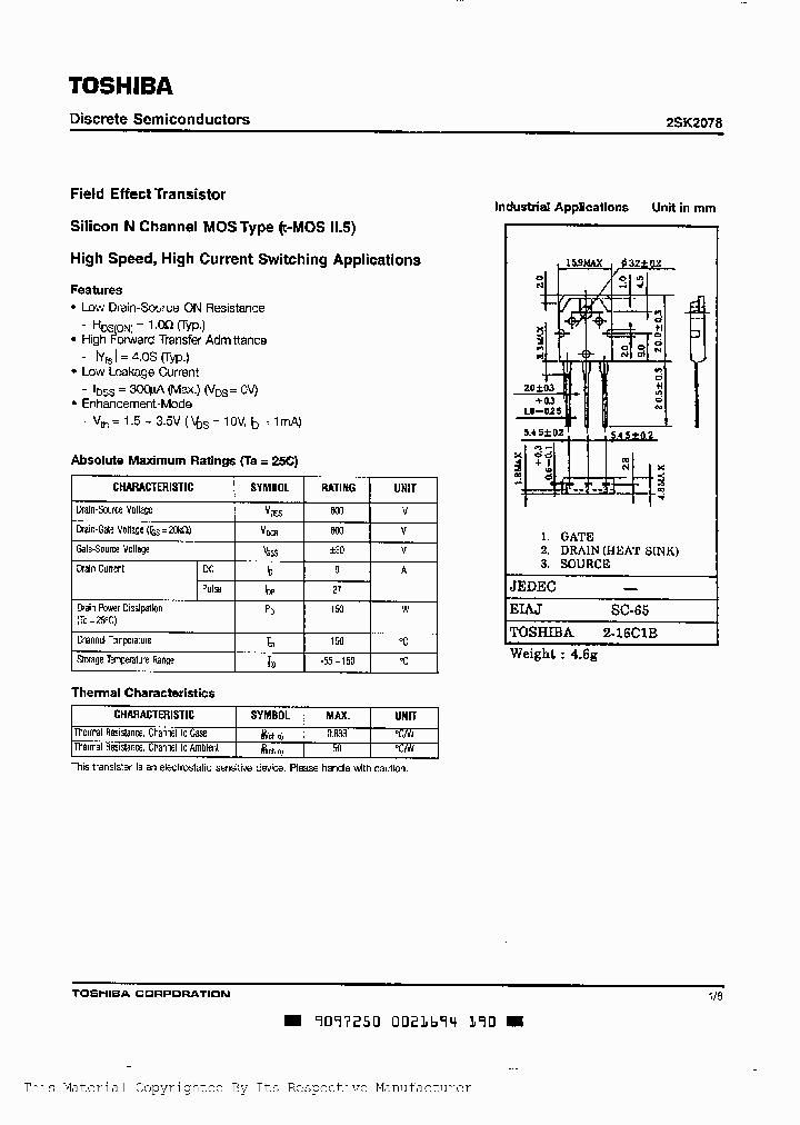 2SK2078_196898.PDF Datasheet