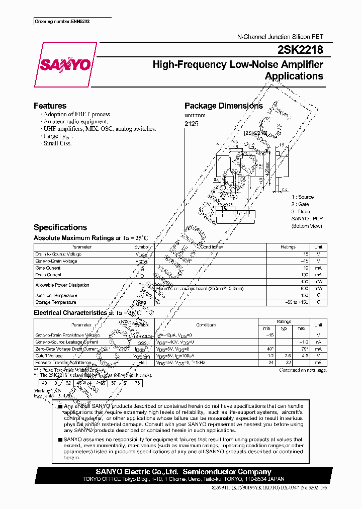 2SK2218_313634.PDF Datasheet