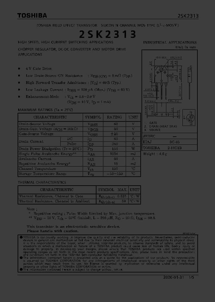 2SK2313_326980.PDF Datasheet