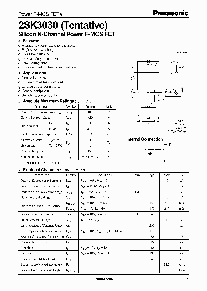 2SK3030TENTATIVE_278929.PDF Datasheet