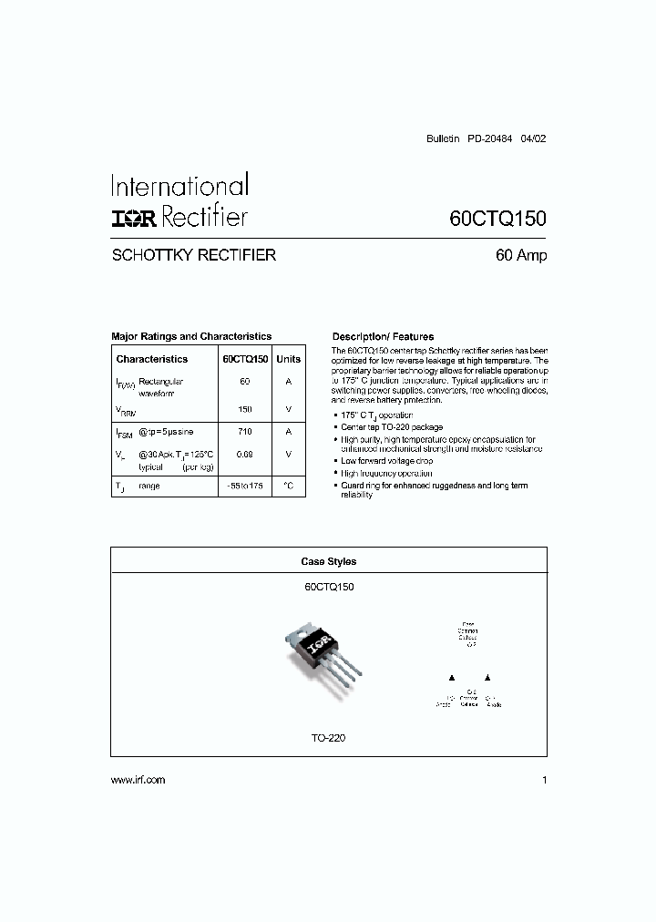 60CTQ150_365559.PDF Datasheet