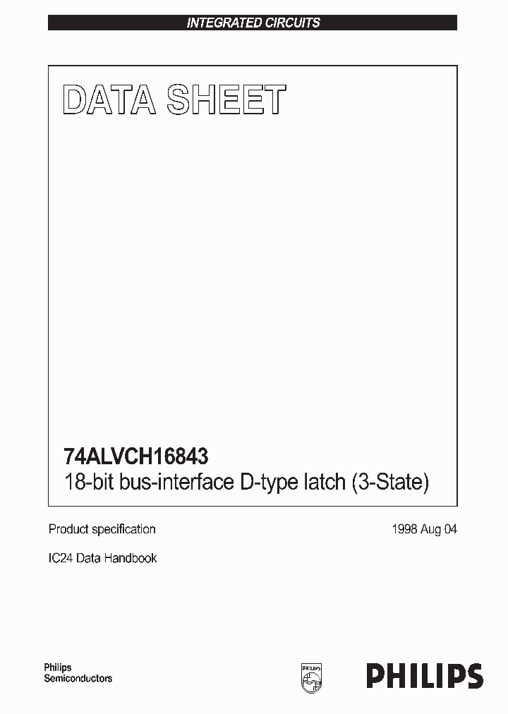 74ALVCH16843_309896.PDF Datasheet